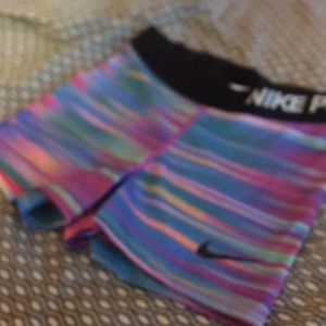 Nike pro multi color